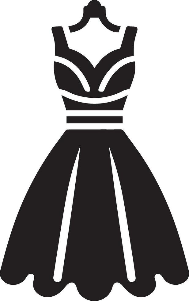femelle robe vecteur art illustration noir Couleur silhouette 14