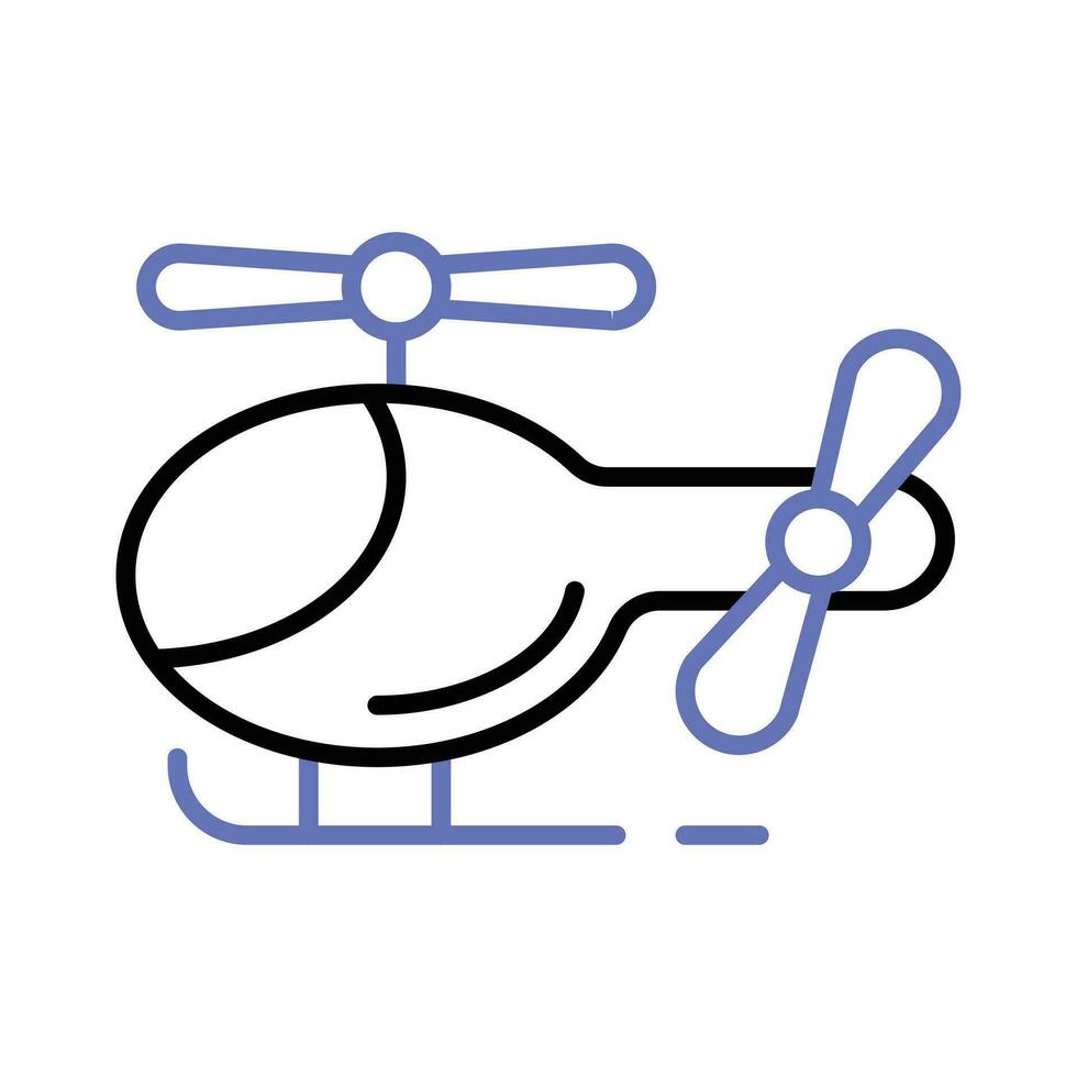 Télécharger cette élégant icône de hélicoptère jouet, prêt à utilisation vecteur