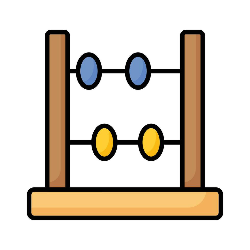 primaire compte éducation, incroyable vecteur de abaque, mathématique calculateur Cadre