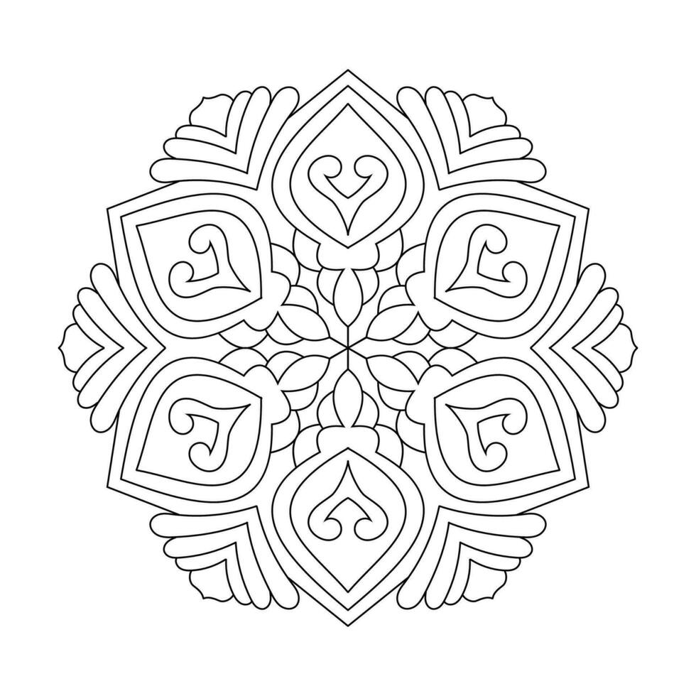 cosmique harmonie Facile mandala conception vecteur fichier