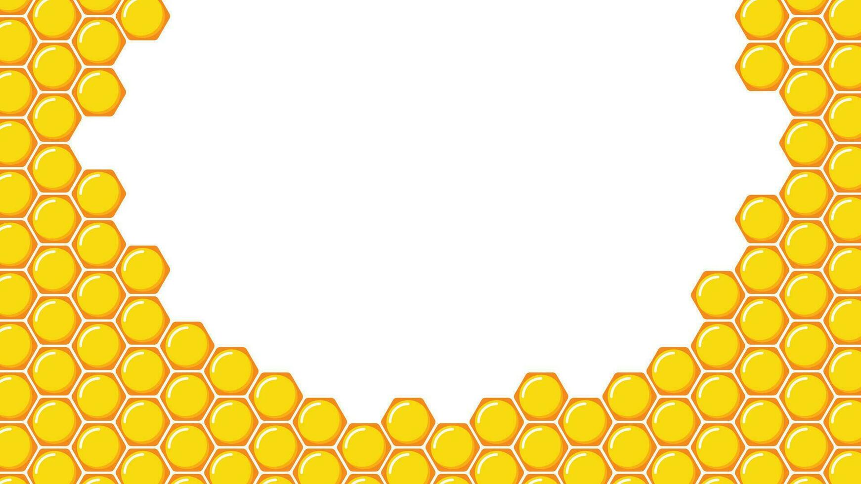 abeille peigne modèle vecteur. abeille peigne modèle fond d'écran. gratuit espace pour texte. copie espace. vecteur