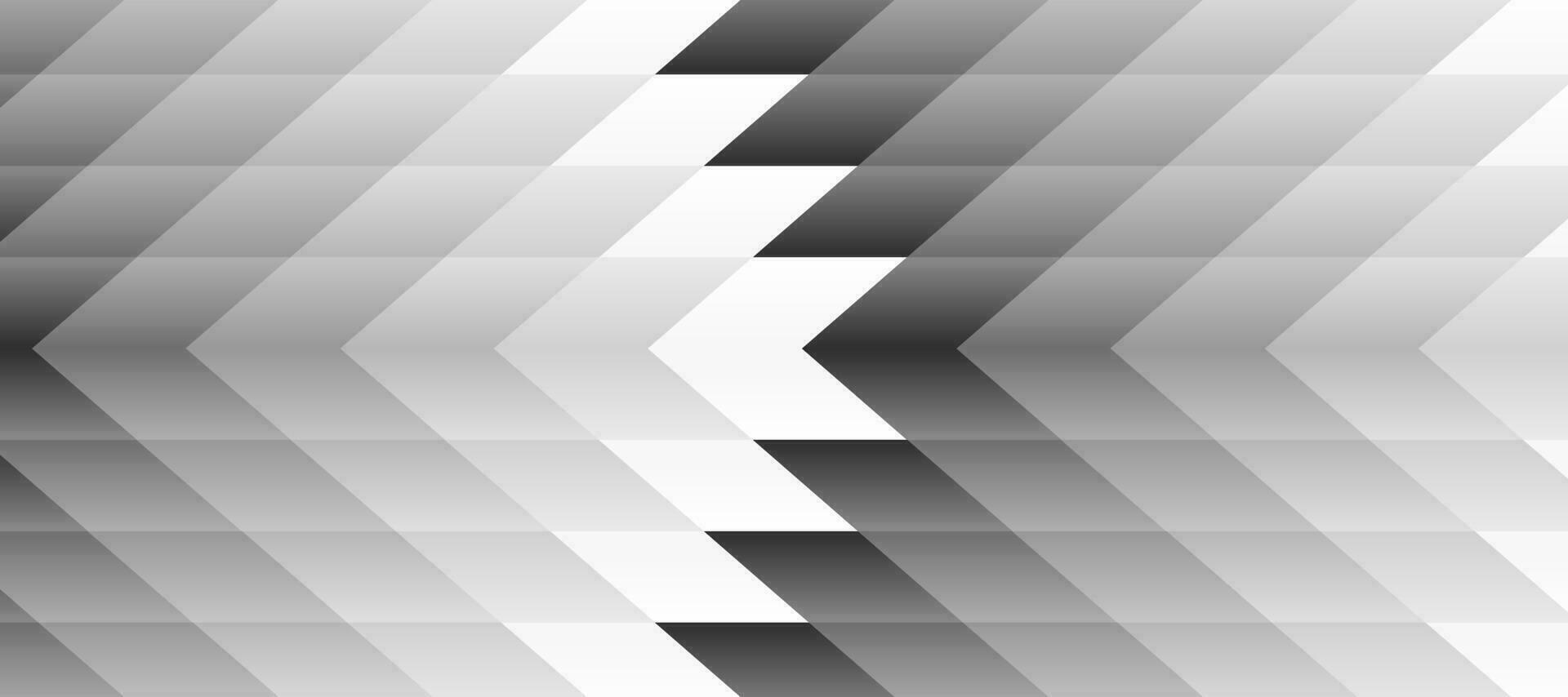 abstrait métal monochrome mosaïque avec gris chevron Contexte vecteur