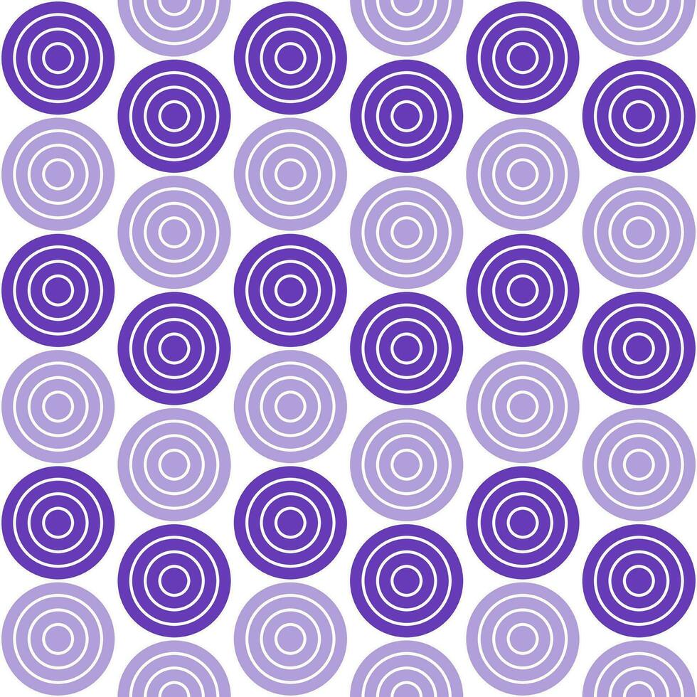 violet ombre cercle modèle. cercle vecteur sans couture modèle. décoratif élément, emballage papier, mur carrelage, sol carrelage, salle de bains carrelage.