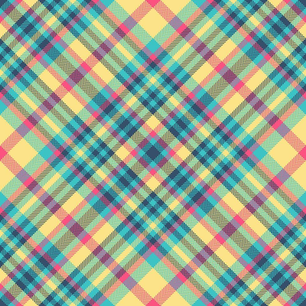 vérifier texture vecteur de sans couture textile tartan avec une modèle en tissu Contexte plaid.