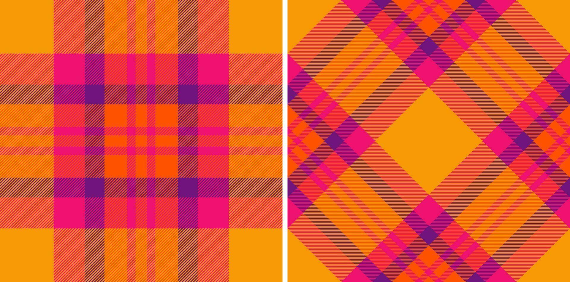 texture sans couture vérifier de plaid Contexte en tissu avec une vecteur textile tartan modèle.