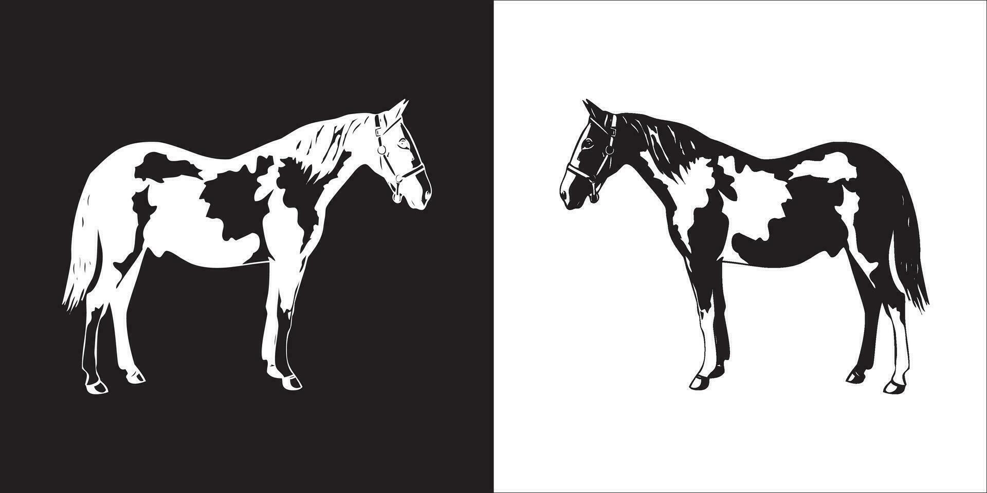 illustration vecteur graphique de cheval icône