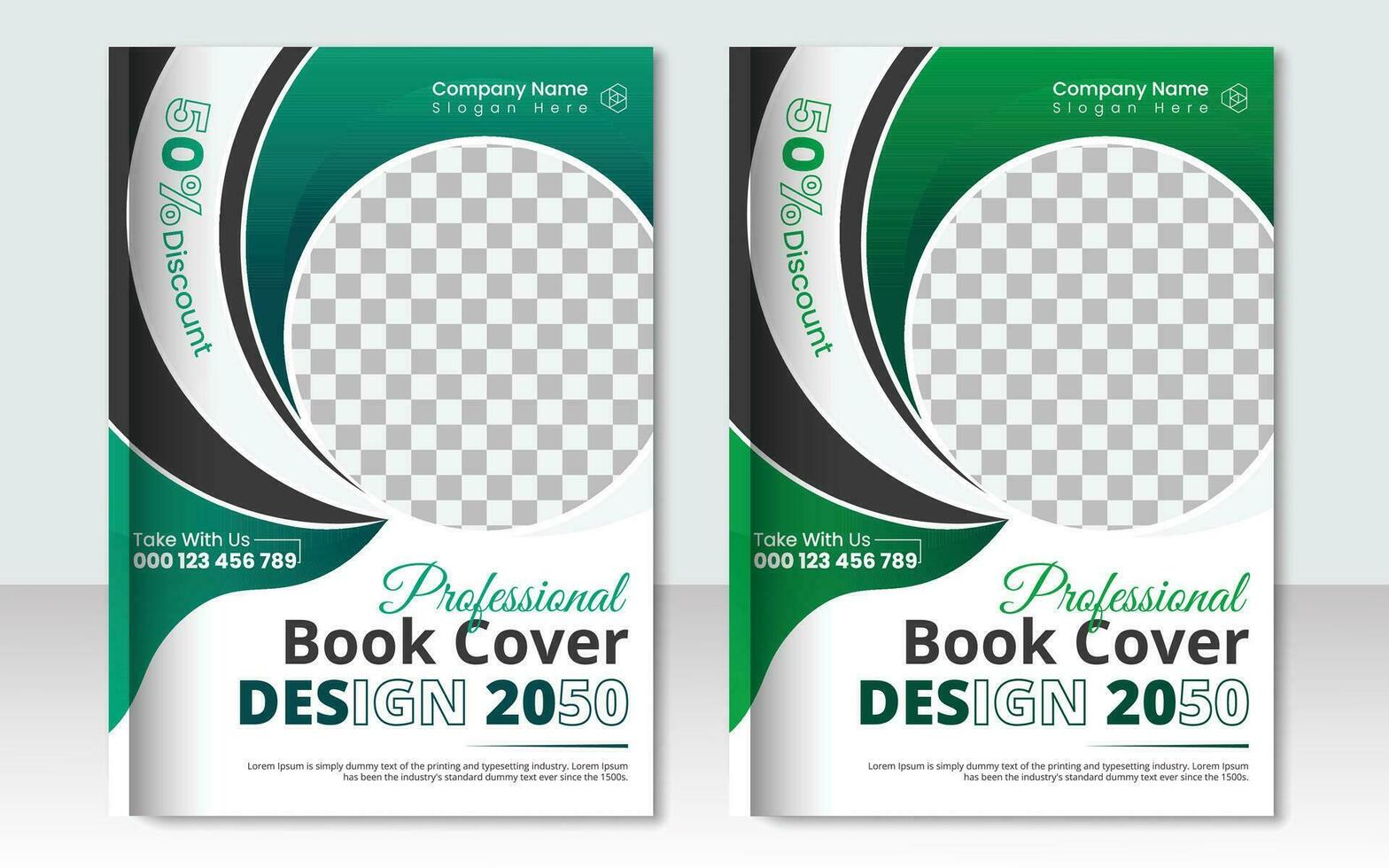 moderne livre couverture modèle conception ou brochure couverture conception vecteur