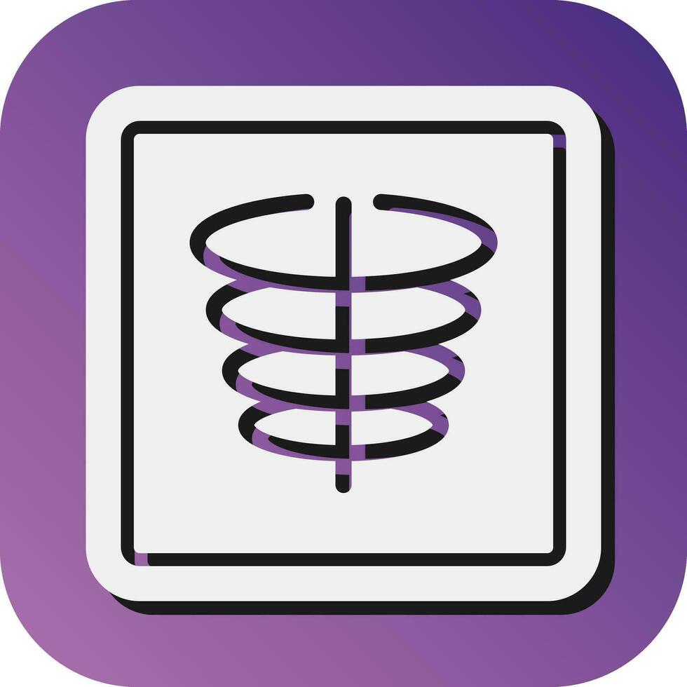 radiographie vecteur glyphe pente Contexte icône pour personnel et commercial utiliser.