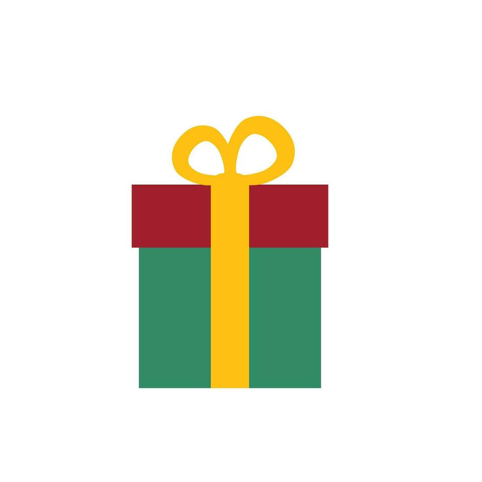Noël présente icône vecteur. Noël boîte illustration signe. Noël cadeau symbole. Noël logo. vecteur