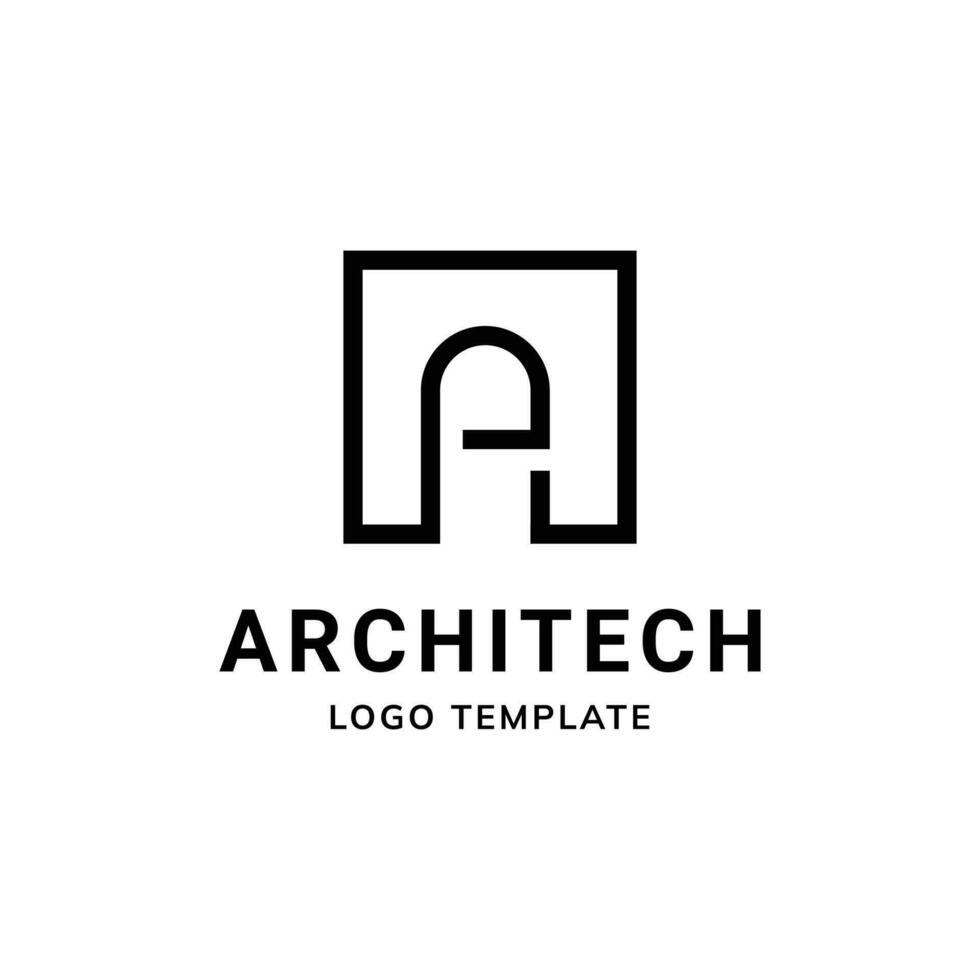 moderne lettre une logo conception modèle - vecteur illustration