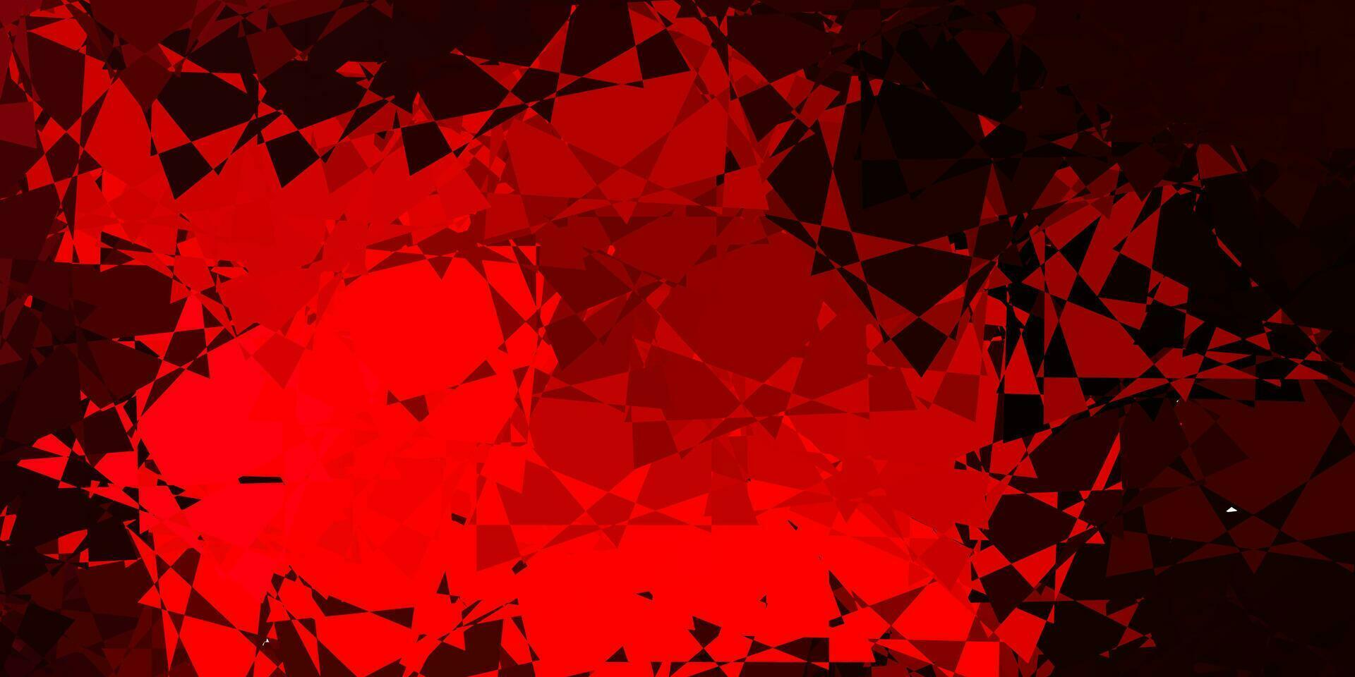 disposition de vecteur rose clair, rouge avec des formes triangulaires.