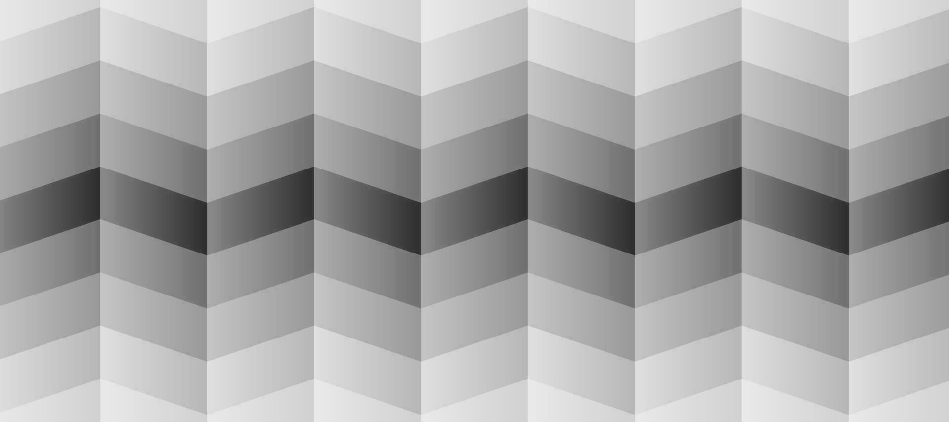 abstrait gris nuances monochrome avec vague chevron Contexte vecteur