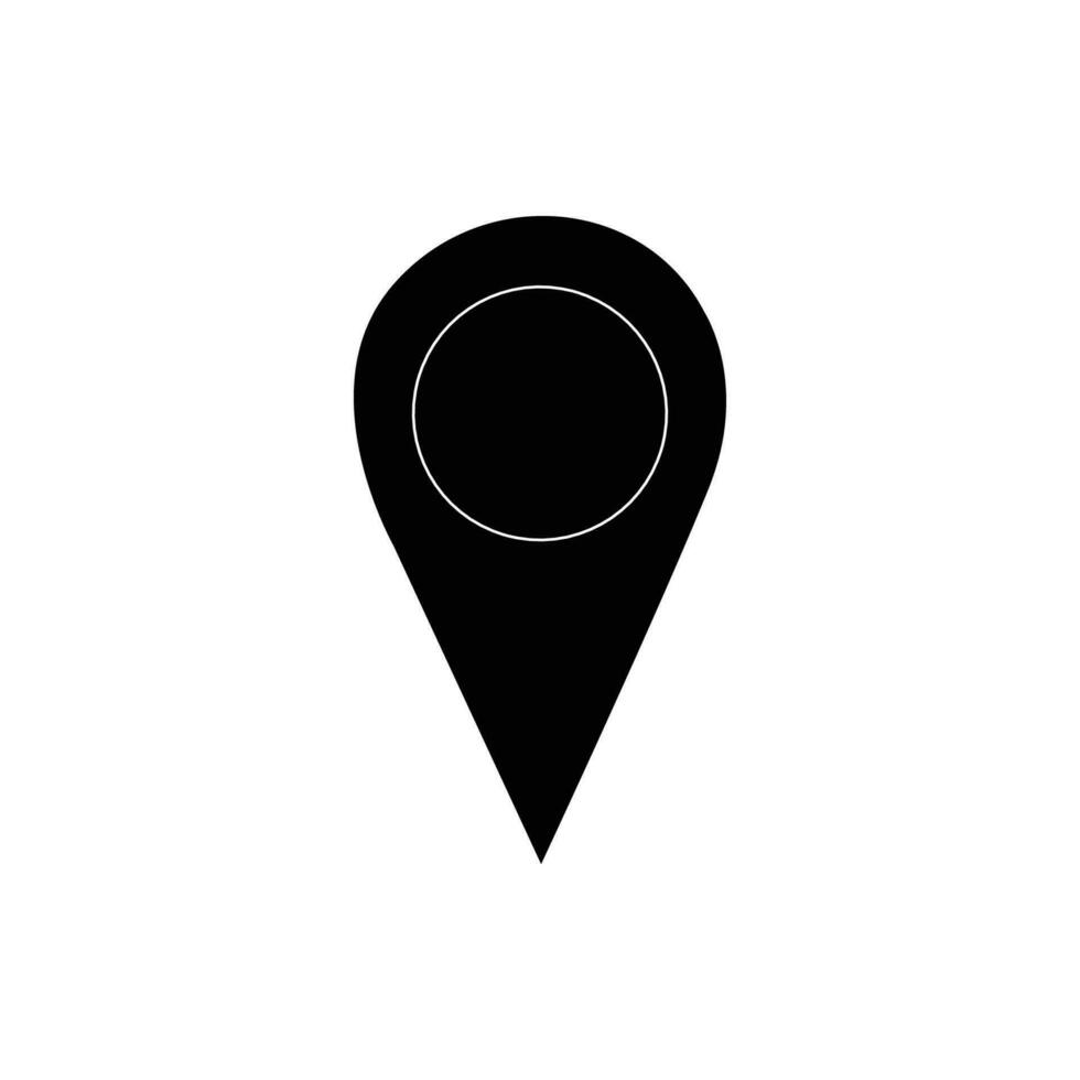 icône de vecteur de broche de localisation