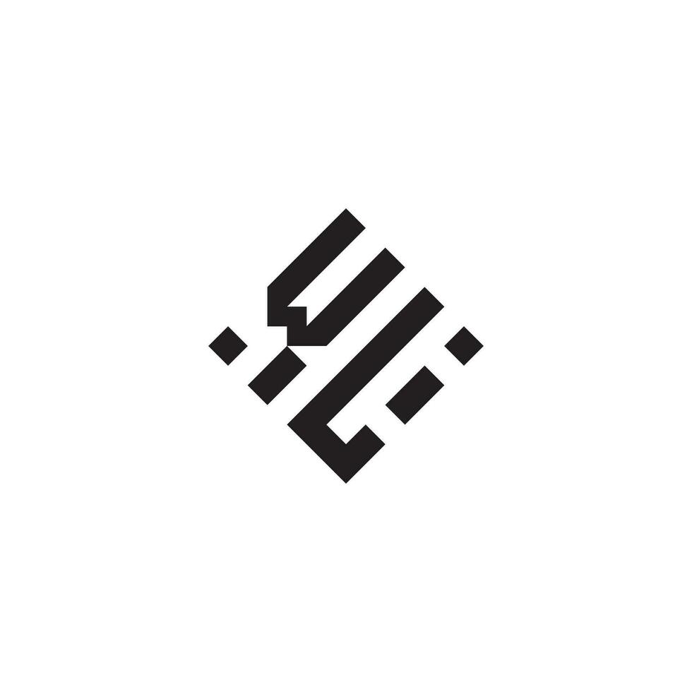lw géométrique logo initiale concept avec haute qualité logo conception vecteur