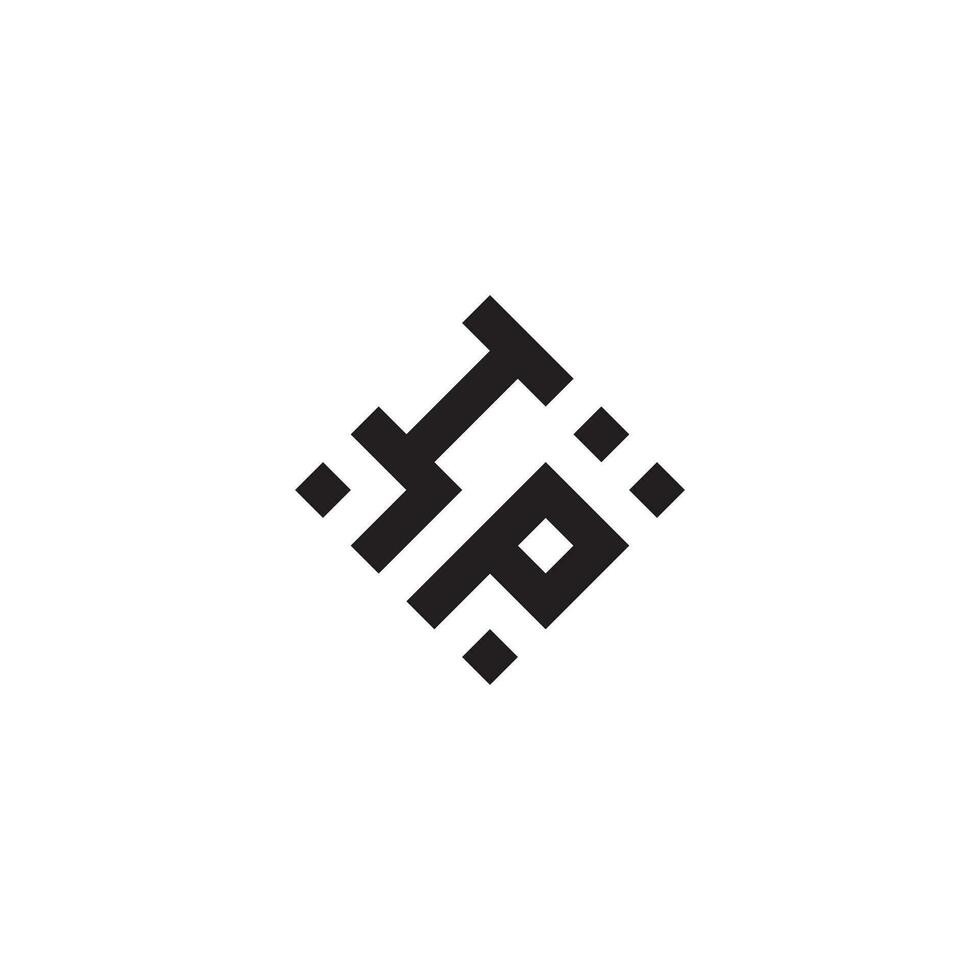 pi géométrique logo initiale concept avec haute qualité logo conception vecteur