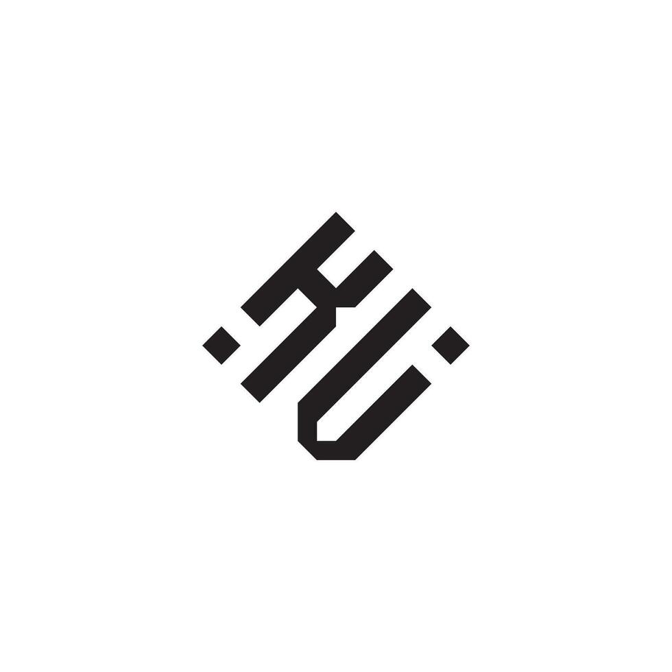 vk géométrique logo initiale concept avec haute qualité logo conception vecteur