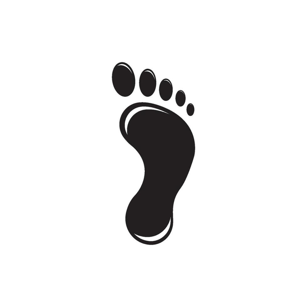 pied semelles logo icône, vecteur illustration conception