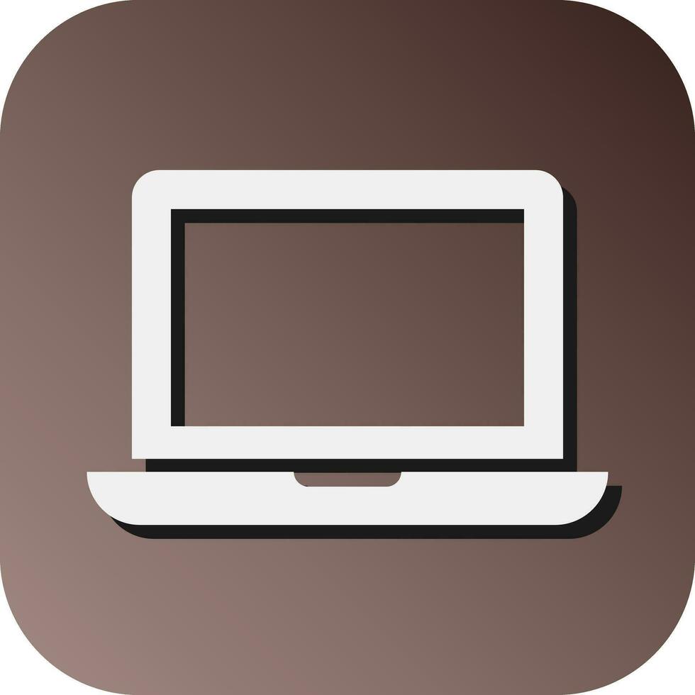 portable vecteur glyphe pente Contexte icône pour personnel et commercial utiliser.