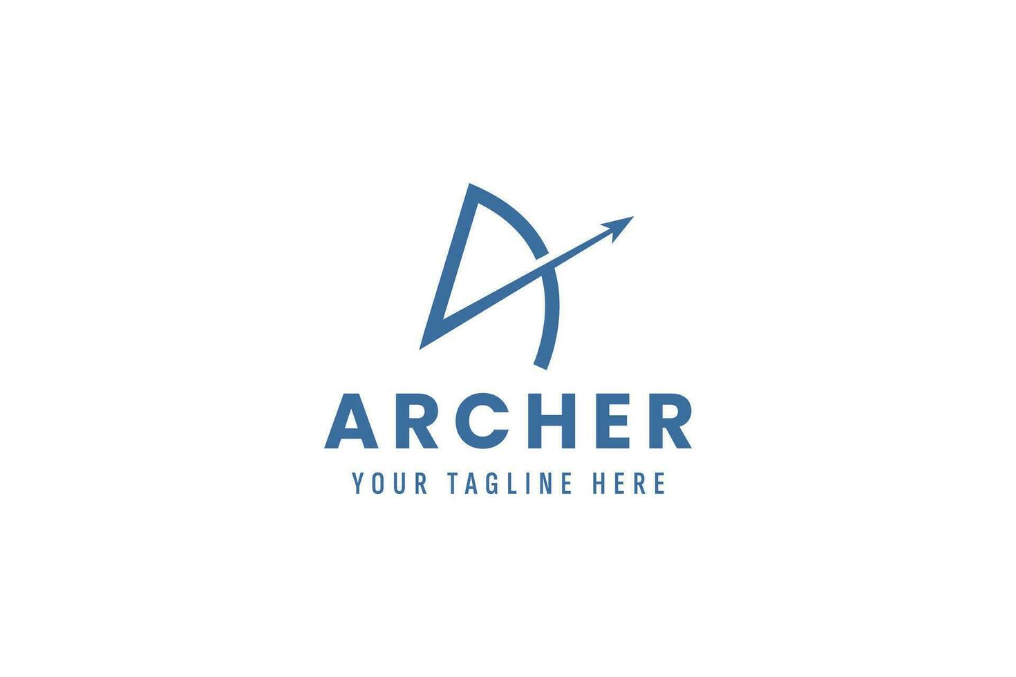 archer logo vecteur icône illustration