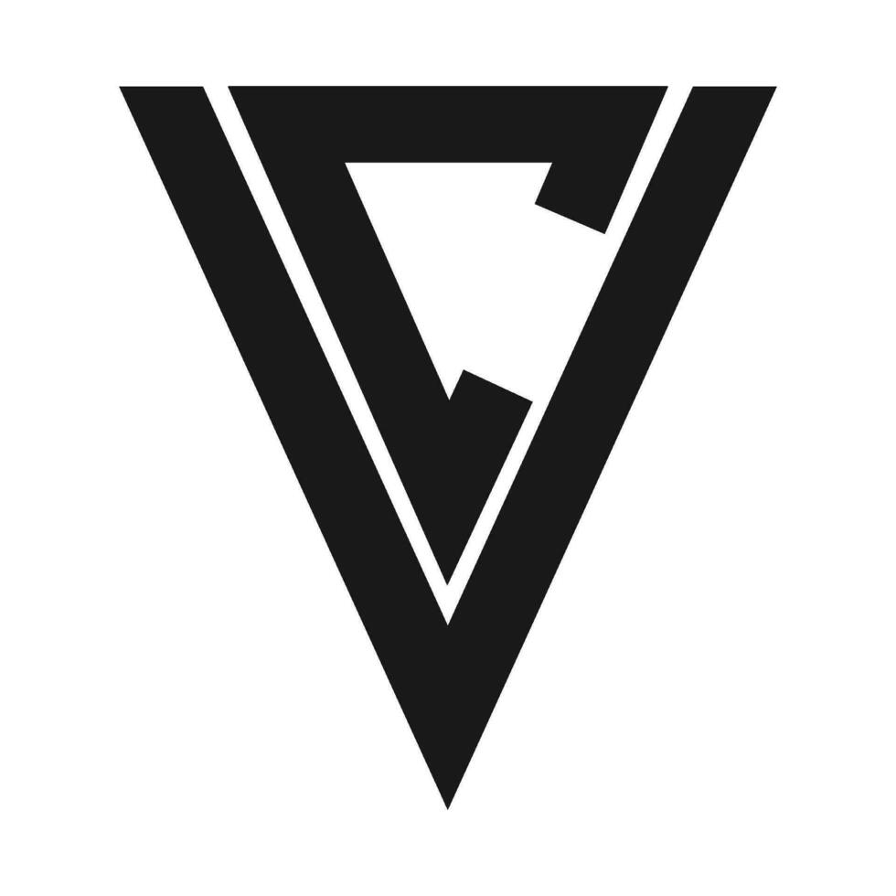 vc lettre logo vecteur