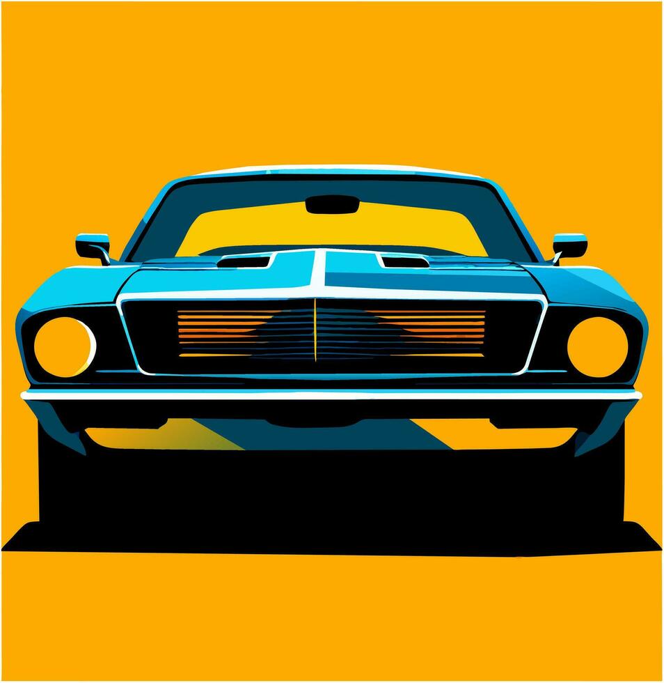 icône de dessin animé de voiture vecteur