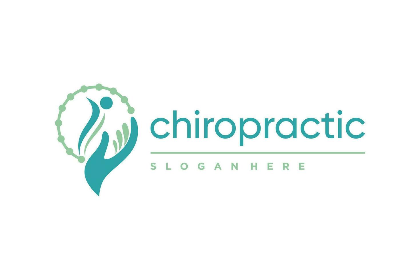 chiropratique logo conception élément vecteur icône idée avec Créatif concept style