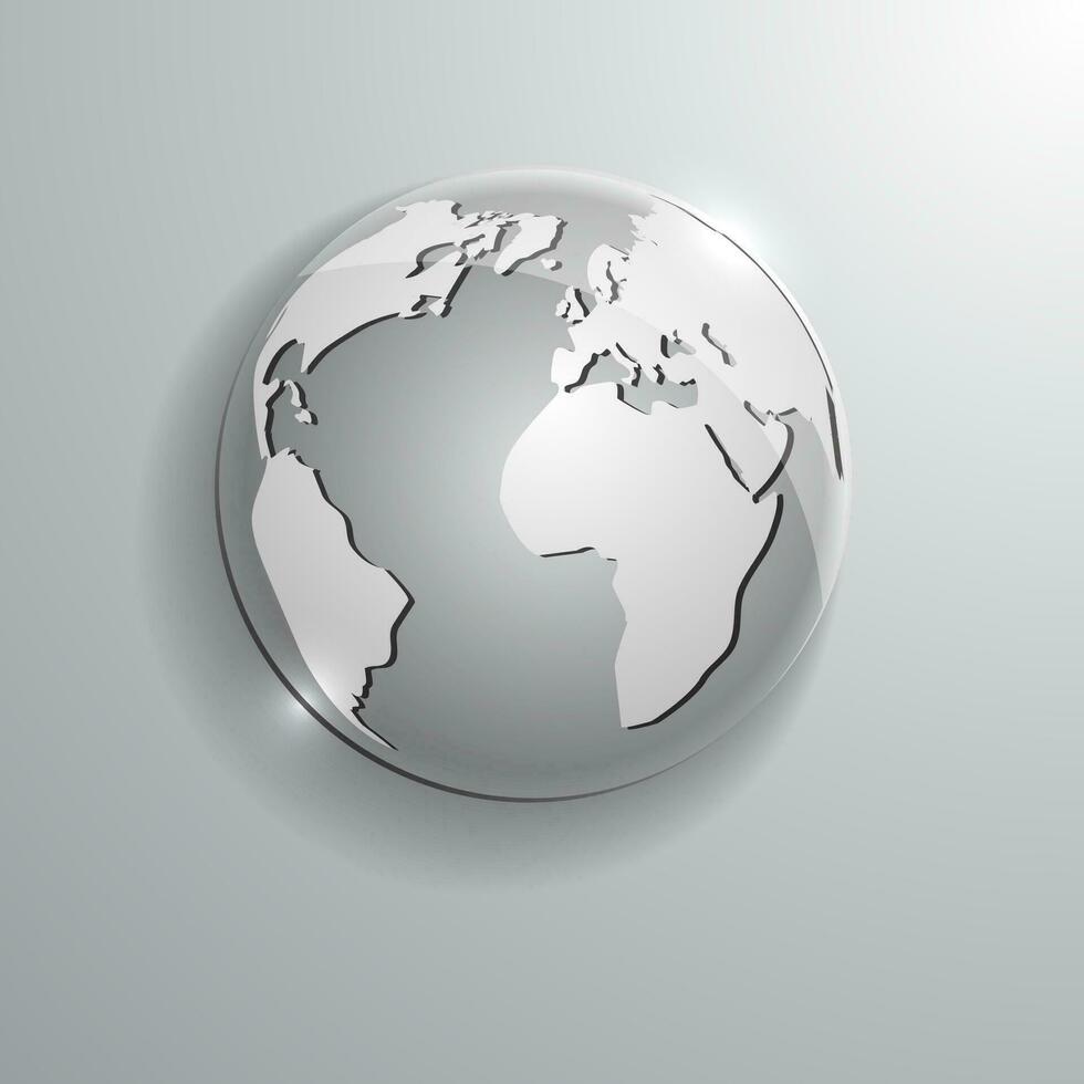 vecteur globe icône de le monde