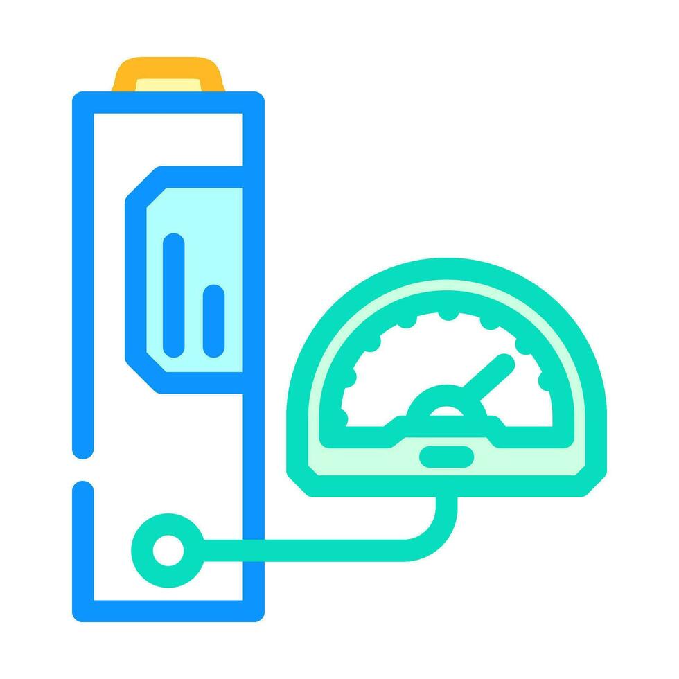 énergie densité Couleur icône vecteur illustration