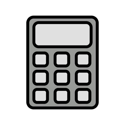 Icône de calculatrice de vecteur