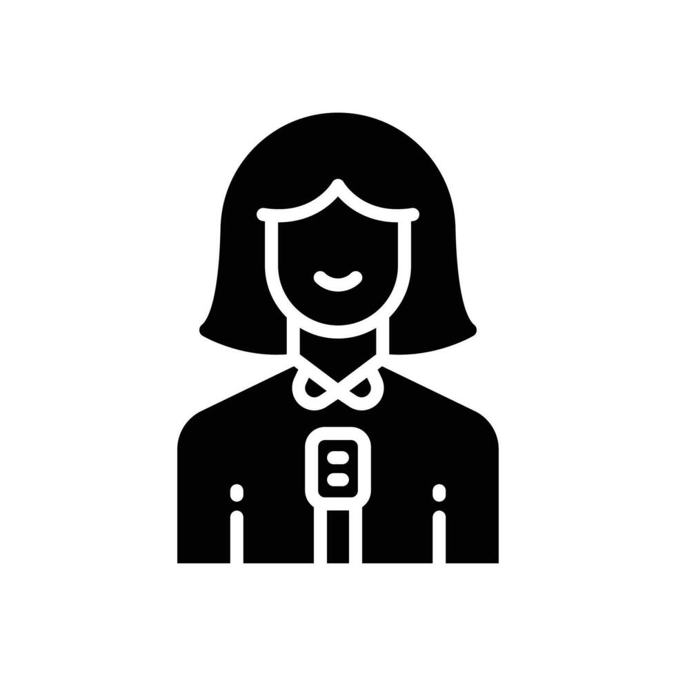 journalisme icône. vecteur glyphe icône pour votre site Internet, mobile, présentation, et logo conception.