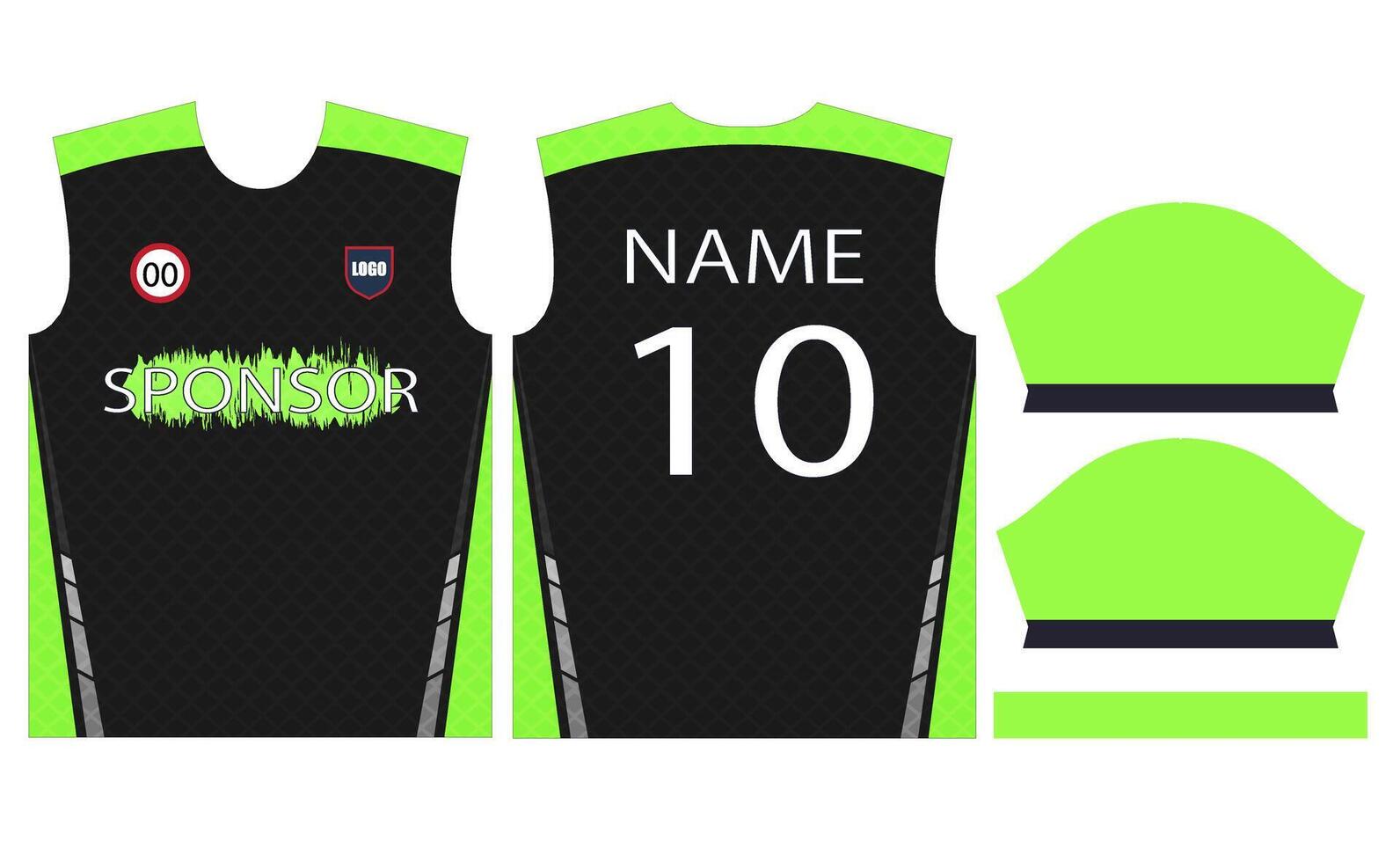 football Jersey conception pour sublimation ou Football Jersey conception vecteur