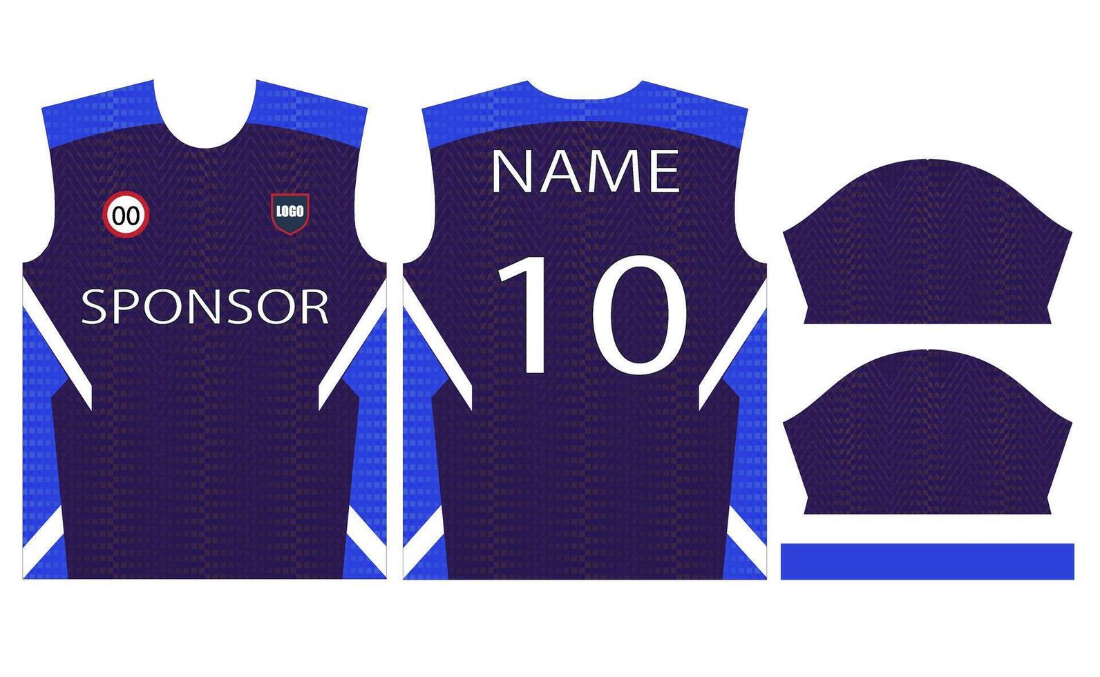 football Jersey conception pour sublimation ou Football Jersey conception vecteur