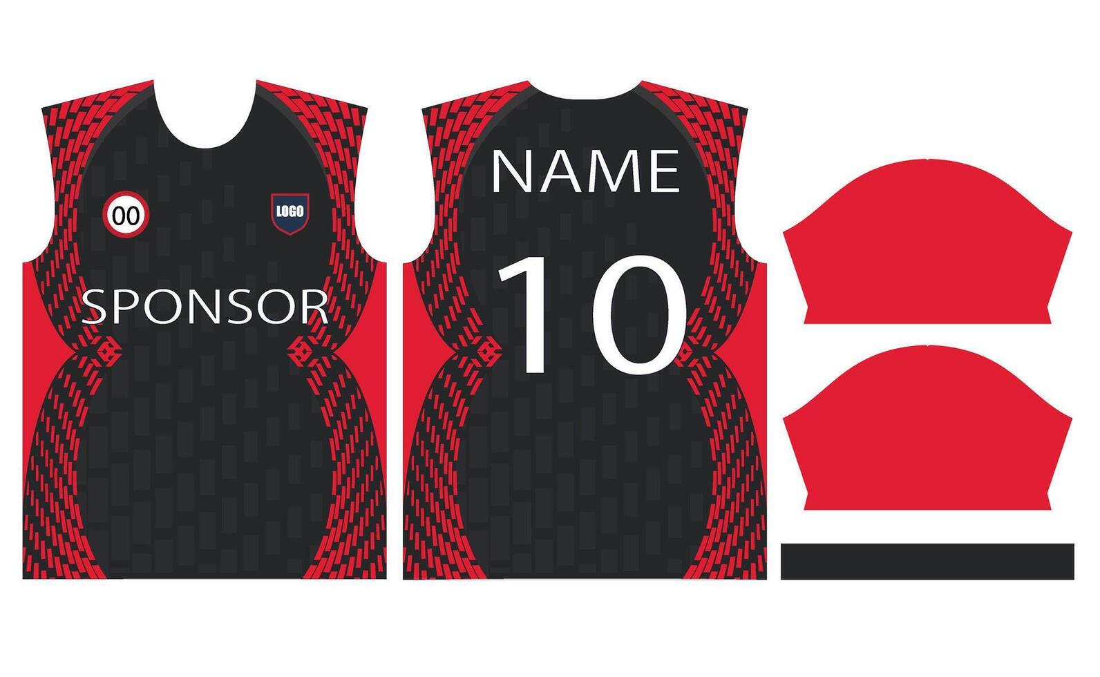 football Jersey conception pour sublimation ou Football Jersey conception vecteur