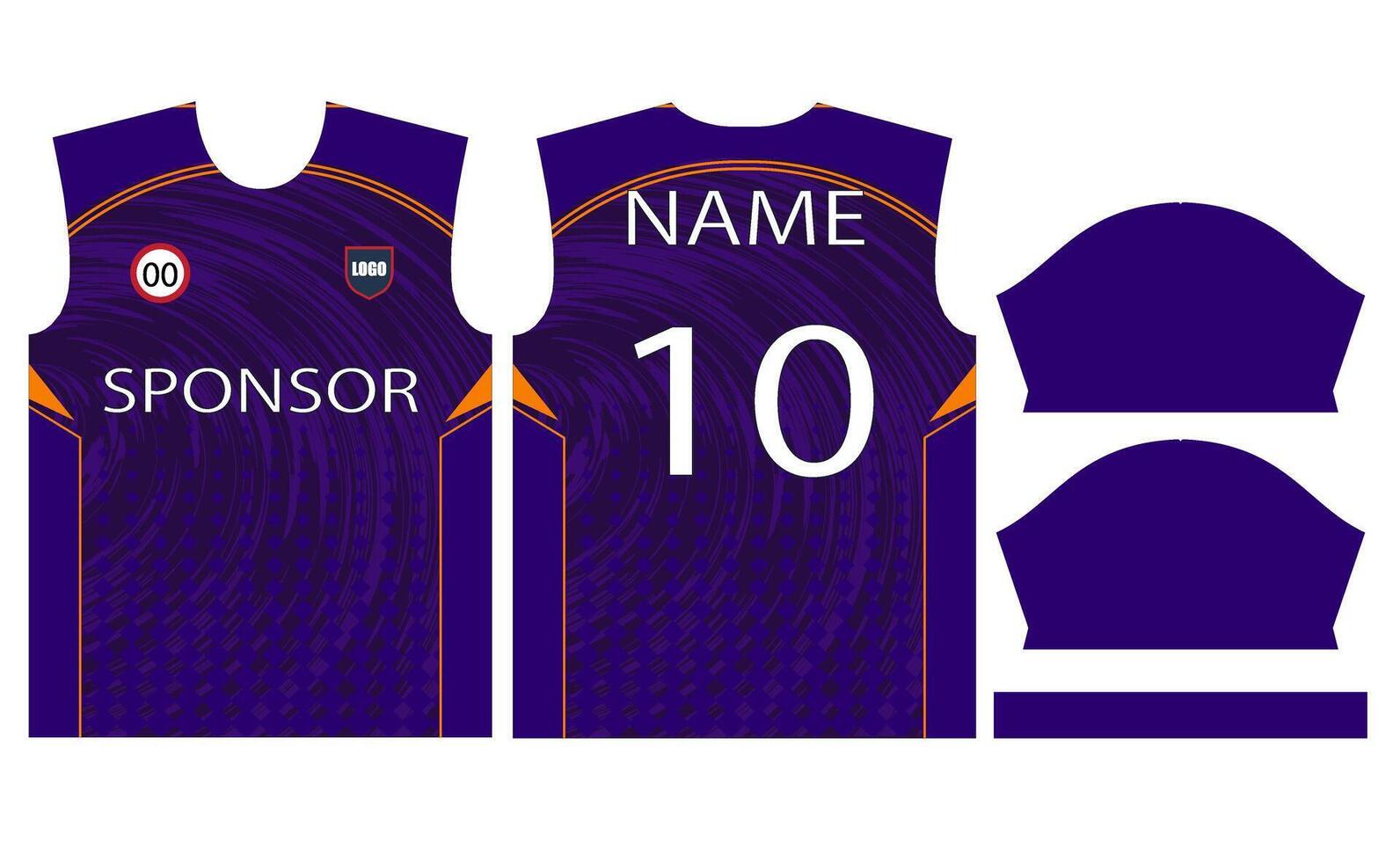 football Jersey conception pour sublimation ou Football Jersey conception vecteur