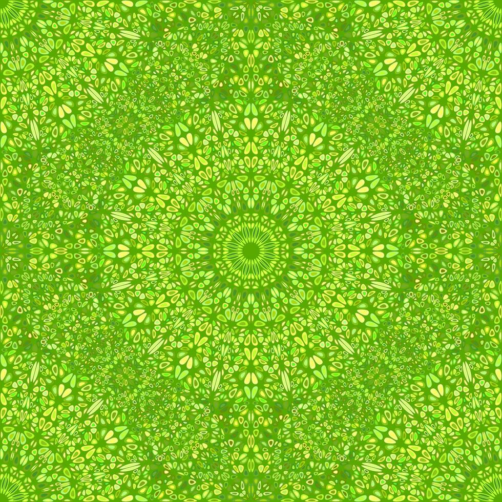 vert bohémien kaléidoscope mandala ornement modèle Contexte vecteur