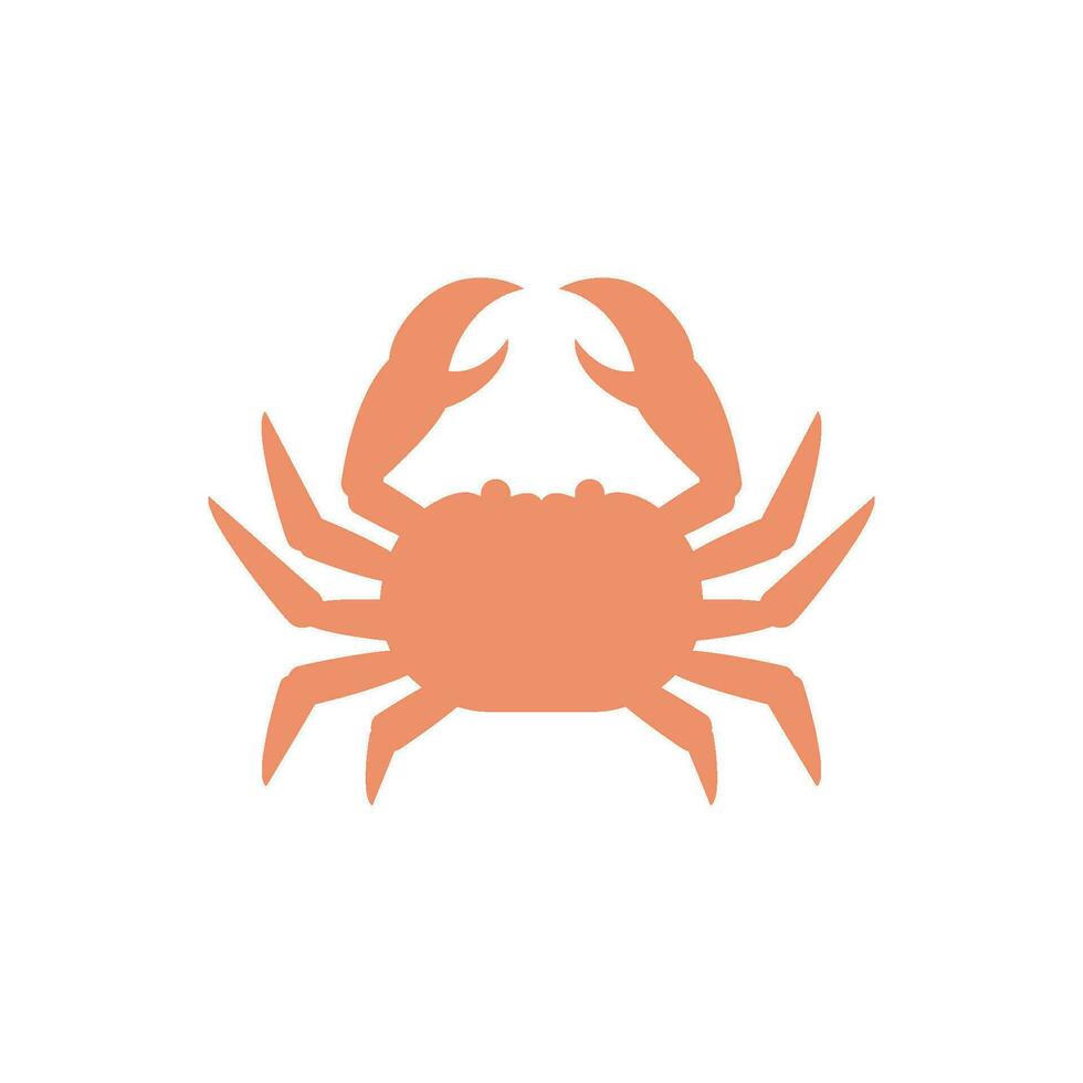 Crabe vecteur icône illustration