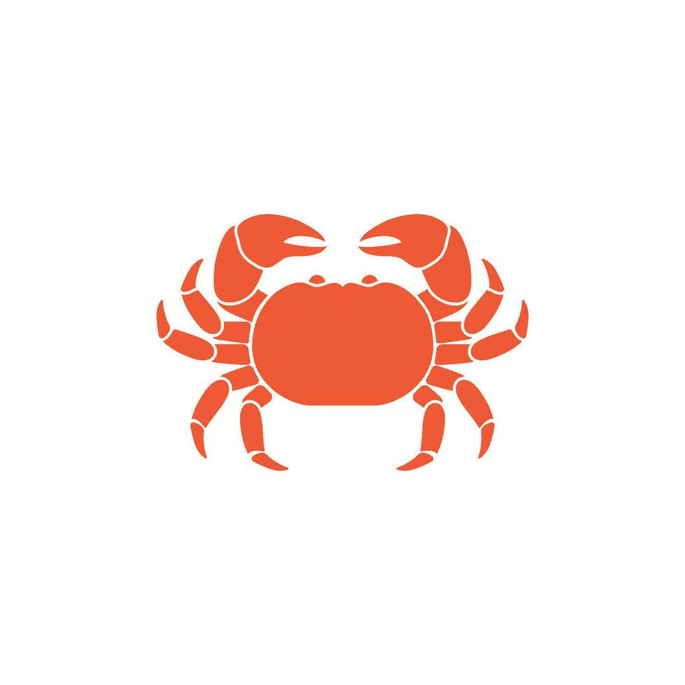 Crabe vecteur icône illustration