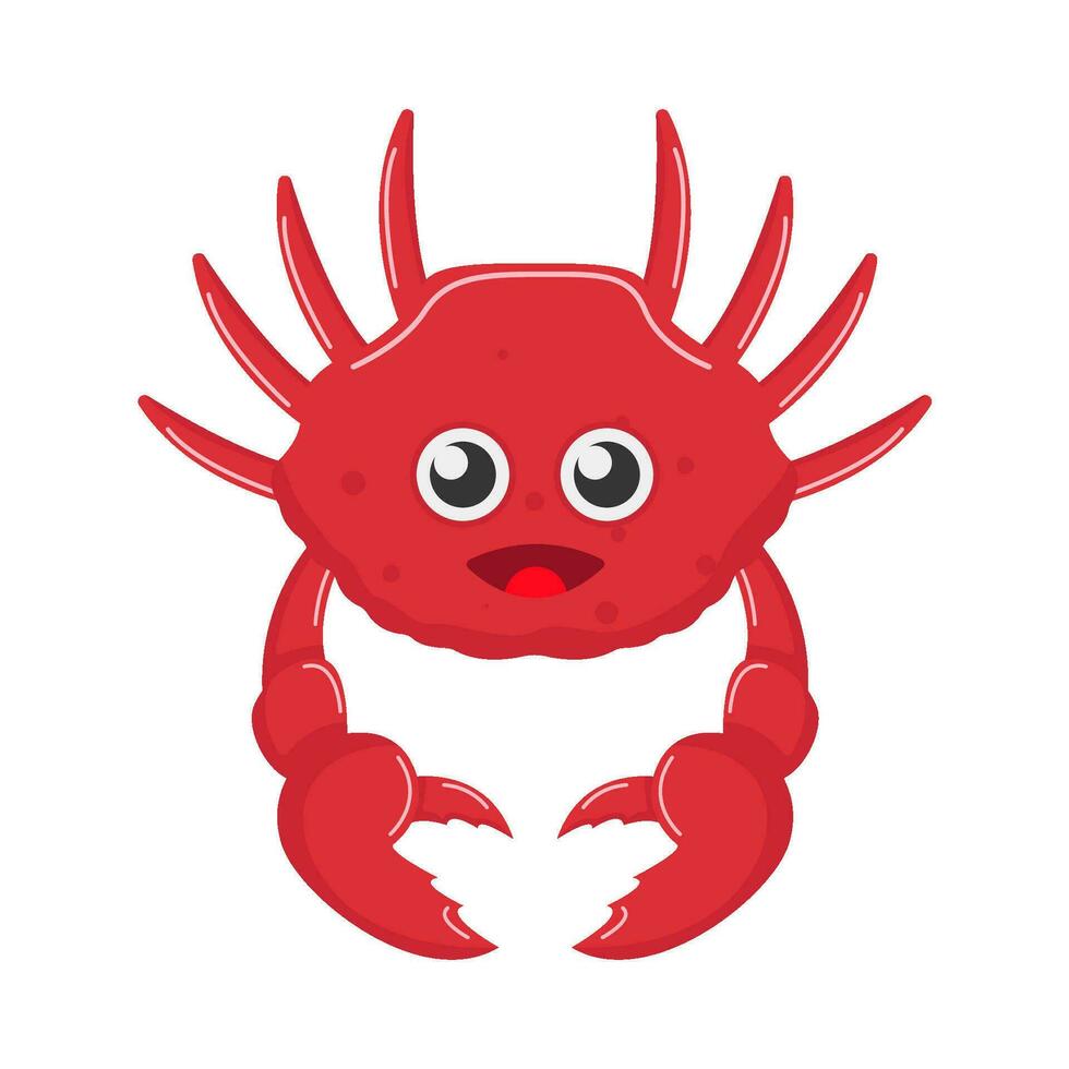 Crabe animal illustration vecteur