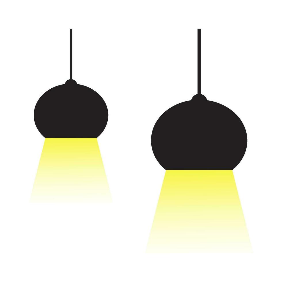 éclairage lampe Jaune illustration vecteur