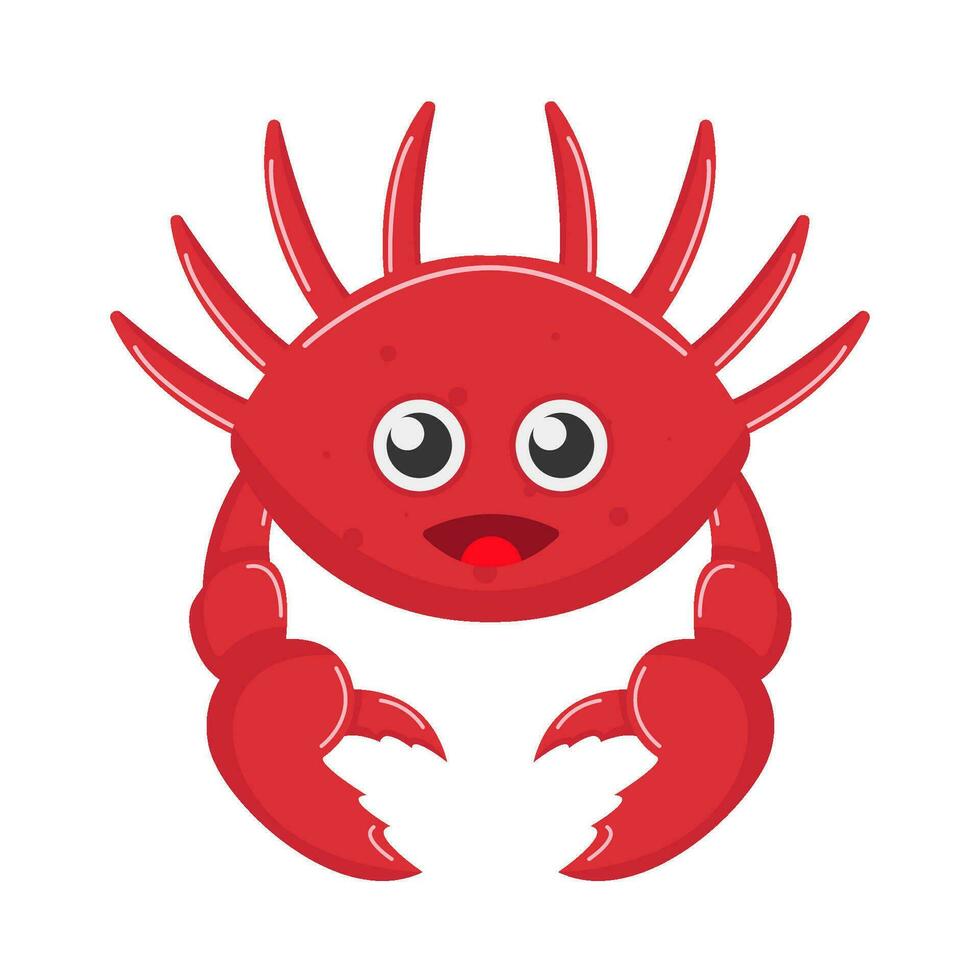 Crabe animal illustration vecteur