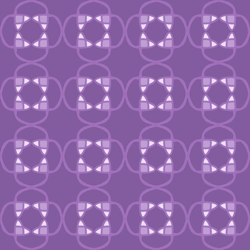 violet magenta violet lavande mandala floral Créatif sans couture modèle conception Contexte vecteur illustration