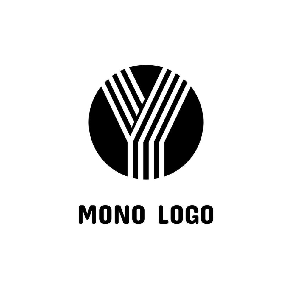 lettre y moderne monogramme logo icône abstrait Facile concept conception vecteur illustration