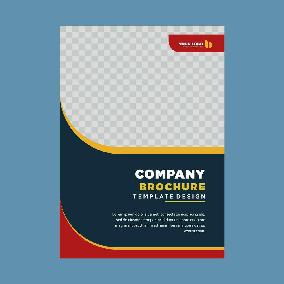 couverture entreprise profil ou brochure modèle disposition conception vecteur