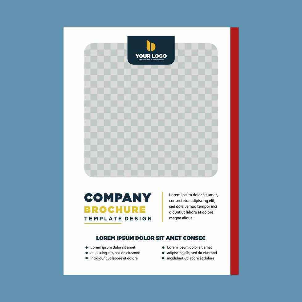 couverture entreprise profil ou brochure modèle disposition conception vecteur