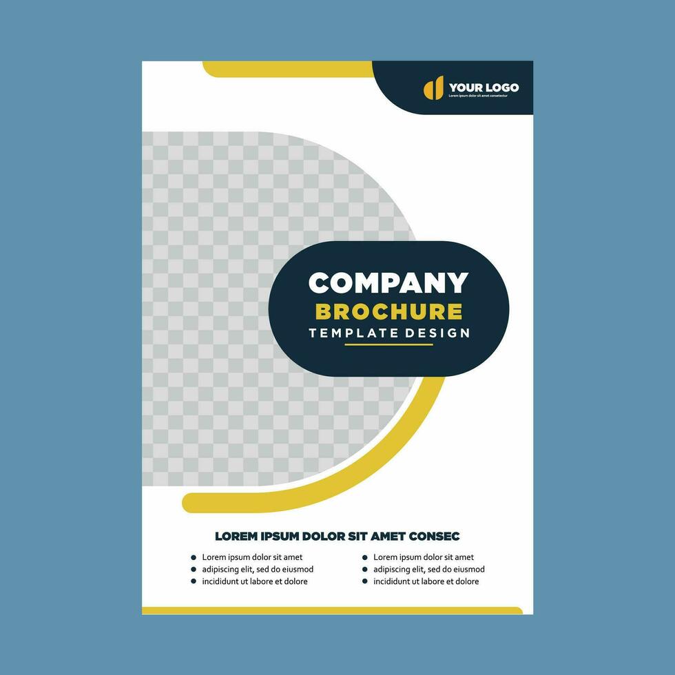 couverture entreprise profil ou brochure modèle disposition conception vecteur