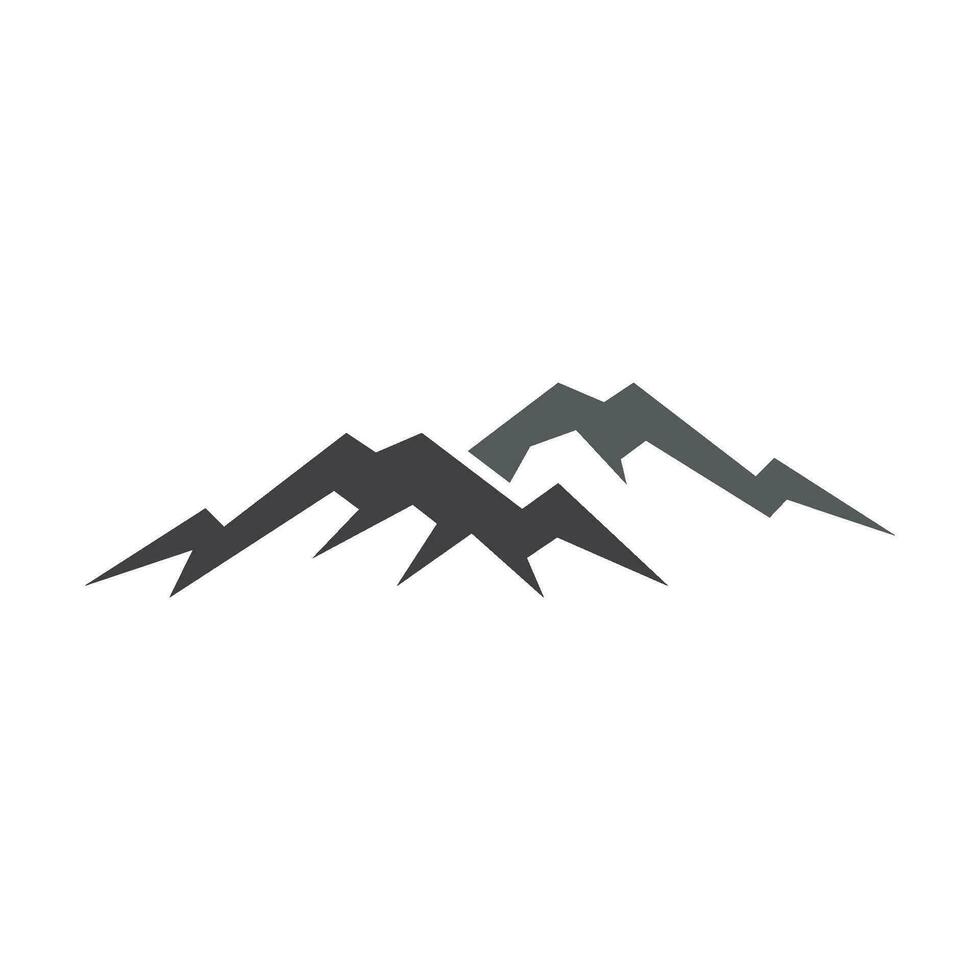 logo d & # 39; icône de montagne vecteur