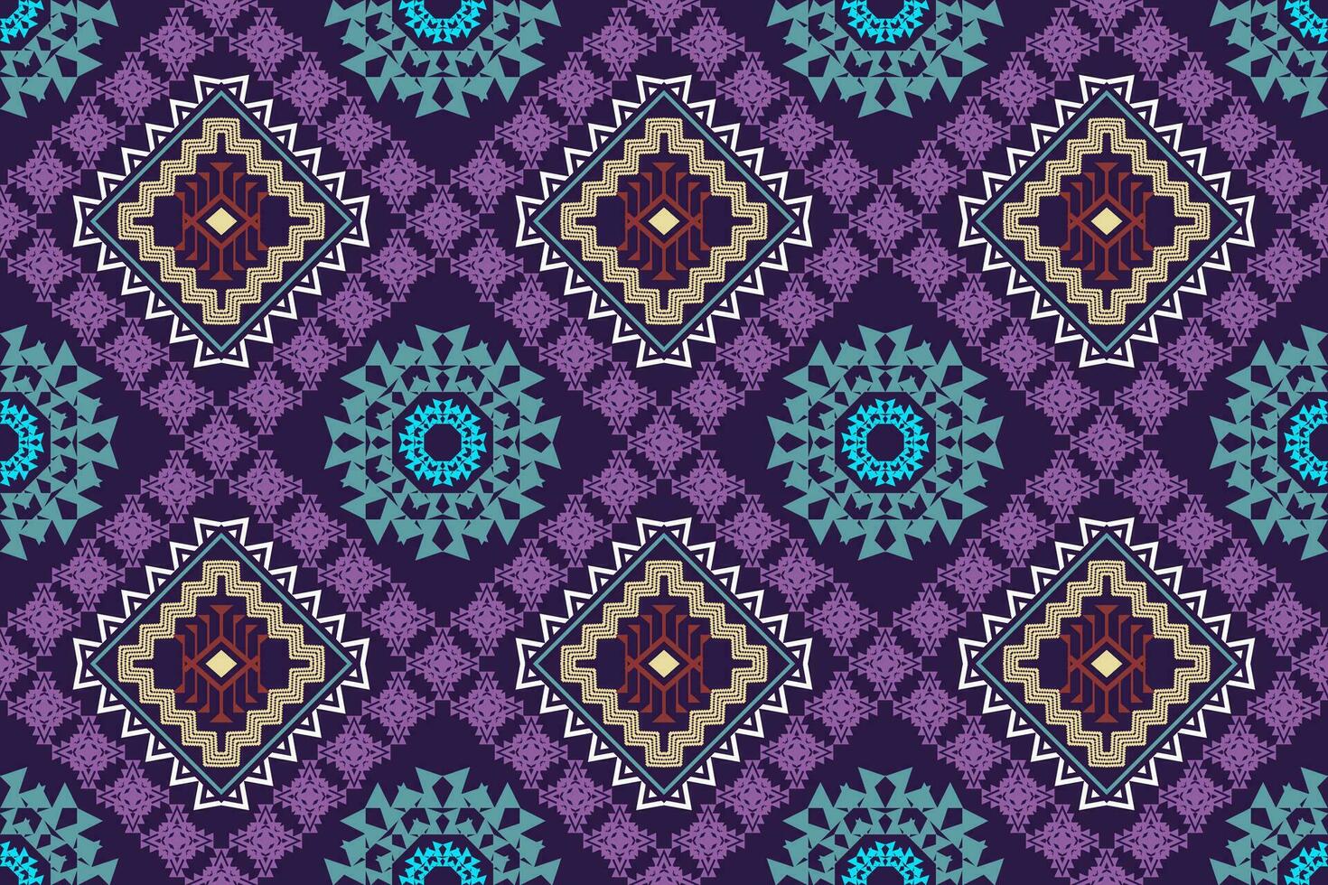 motif d'art traditionnel oriental ethnique géométrique.figure style de broderie tribale.design pour le fond, le papier peint, les vêtements, l'emballage, le tissu, l'élément, l'illustration vectorielle. vecteur