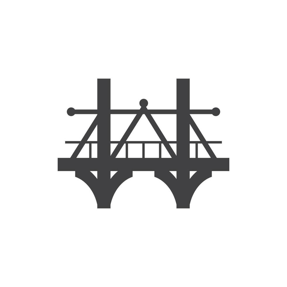 pont logo modèle vecteur icône illustration