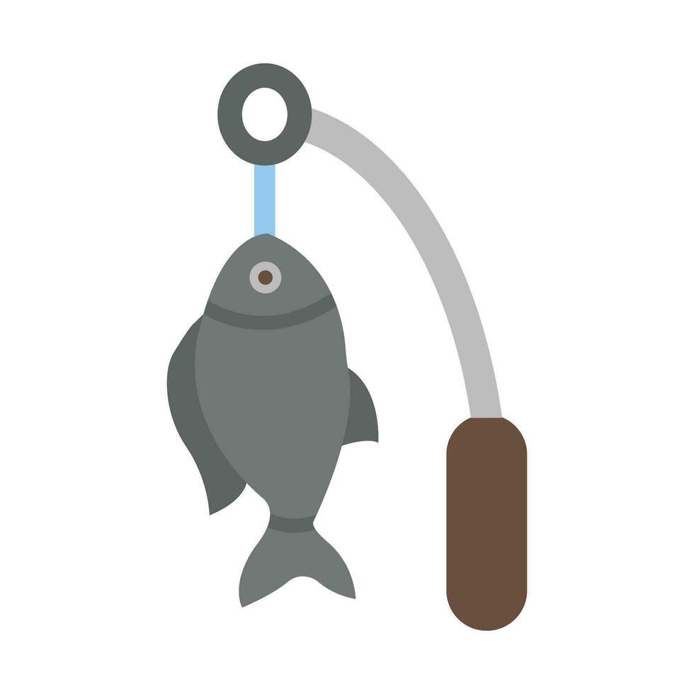 pêche vecteur plat icône pour personnel et commercial utiliser.