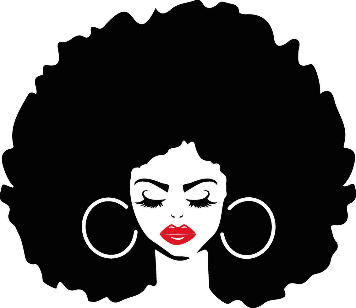 silhouettes de africain américain femmes élément vecteur